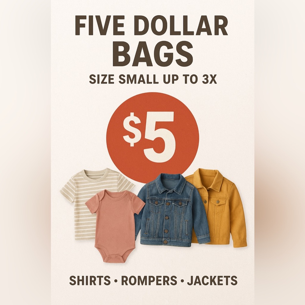 WOMENS $5 MYSTERY BAGS SIZE SM-3X